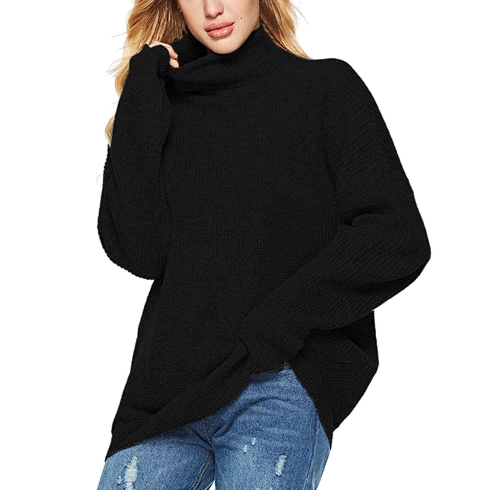 Turtleneck Knitted Sweater